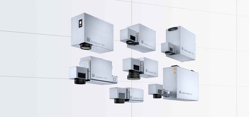 All of the TRUMPF TruMark marking lasers at a glance