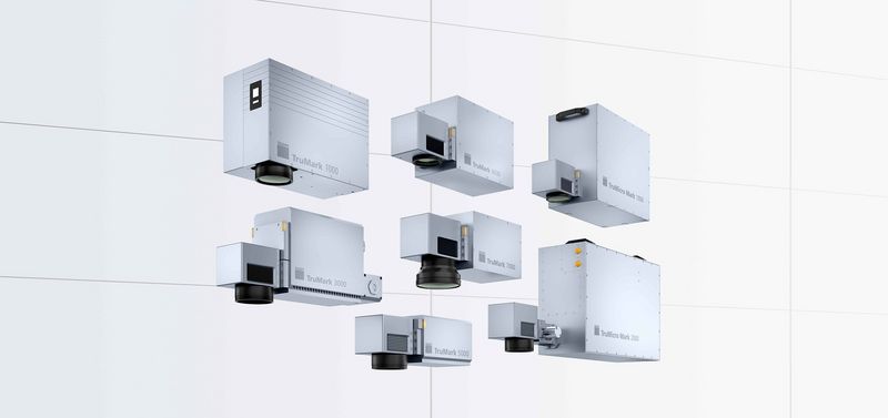 All of the TRUMPF TruMark marking lasers at a glance