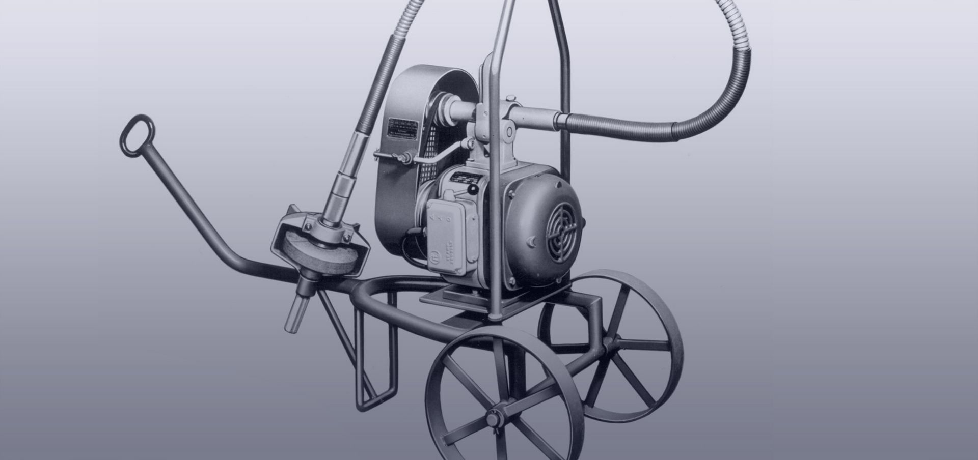 historical picture of flexible shafts from TRUMPF