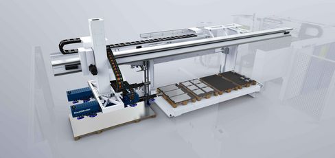 TruMatic 5000 loading and unloading unit